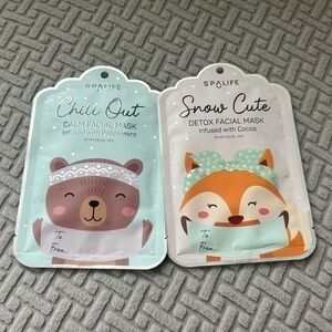3/25$ SPALIFE Mask Set SNOW CUTE & CHILL OUT